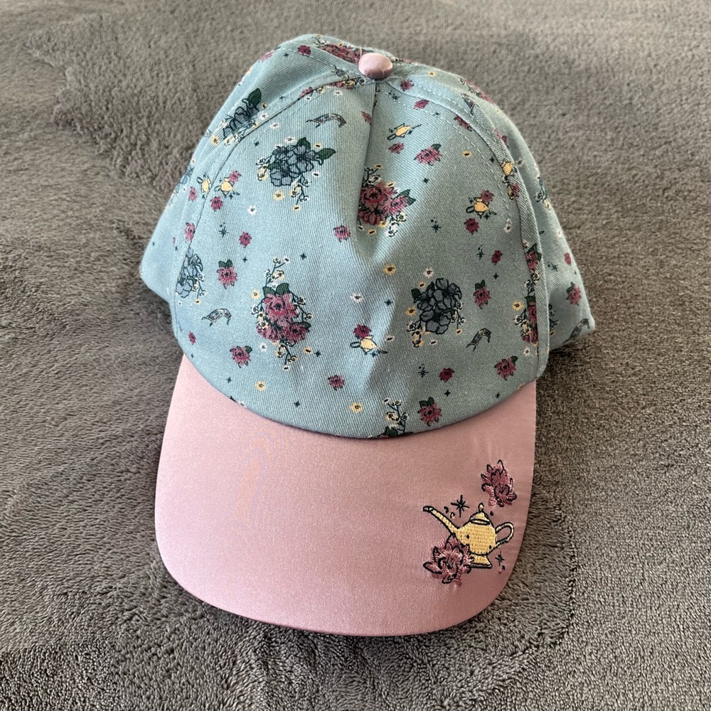 Disney pastel hat with silk bow tie